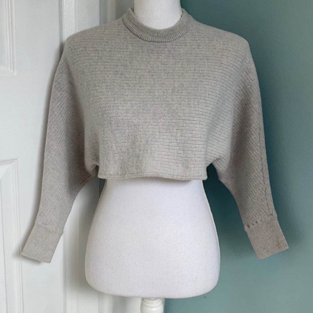 Wilfred Free Wool Cropped Sweater